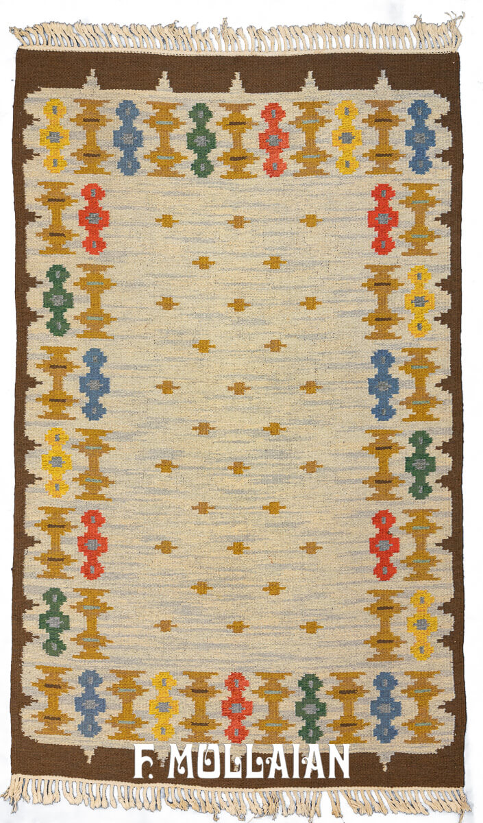 Scandinavian Rollakan Swedish Rug n°:138929